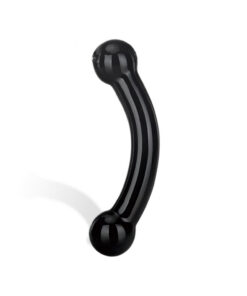 Glas Double Bull Black Dildo