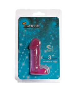 Ignite 3 inches Cock With Balls Purple