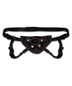 Lux Fetish Neoprene Strap On Harness Black O/S