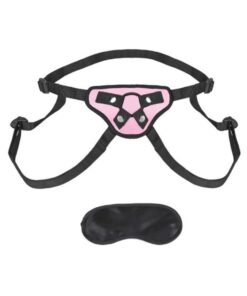 Lux Fetish Pretty In Pink Strap On Harness