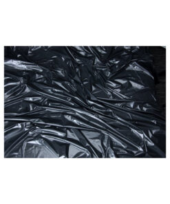 Lux Fetish Vinyl Bed Sheet California King Flat Black