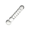Joystick Glass Dildo Wand Anal & G-Spot Clear