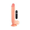 Maxx Men Vibrating 11 inches Straight Dong Beige