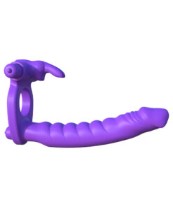 Fantasy C-Ringz Silicone Double Penetrator Rabbit