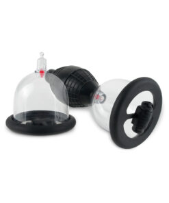 Fetish Fantasy Vibrating Nipple Pleasure Cups Black