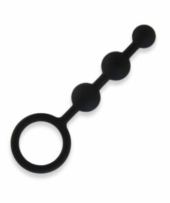 All About Anal Silicone Anal Beads 3 Balls