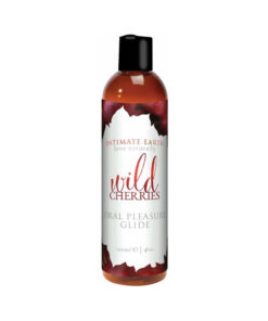 Intimate Earth Wild Cherries Flavored Glide 120ml.
