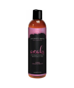 Intimate Earth Awake Massage Oil 8oz