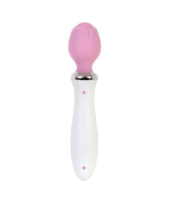 Luminous Rose Rechargeable Wand Massager Pink