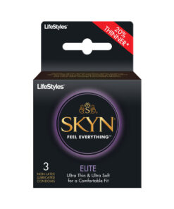Lifestyles Skyn Elite 3 Pack Non-Latex Lubricated Condoms