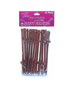 Peni-Colada Stiffy Straws Chocolate  12 Pack