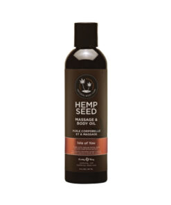 Earthly Body Hemp Massage Oil Isle Of You 8oz