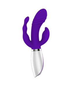 Evolved Disco Triple Play Purple Silicone Rechargeable