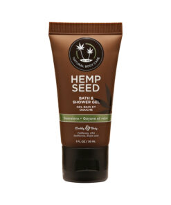 Earthly Body Hemp Seed Shower Gel Guavalava 1oz