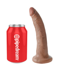King Cock 7 Inches Realistic Dildo Tan