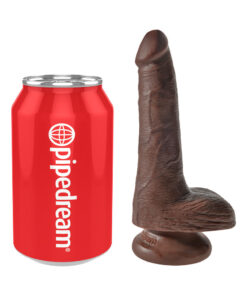 King Cock 6in Cock With Balls