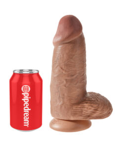 King Cock Chubby 9 inches Cock with Balls Dildo