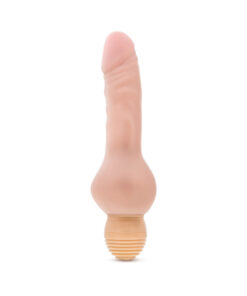 X5 Plus Mr Right Now Vibrating Dildo Beige
