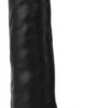 Thinz 8 Inch Slim Dildo With Balls - Black