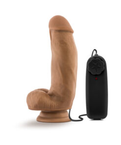 Loverboy - Mma Fighter - 7 Inch Vibrating Realistic Cock - Mocha