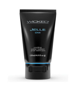 Wicked Jelle Anal Gel Cooling Sensation Lubricant 4oz Tube