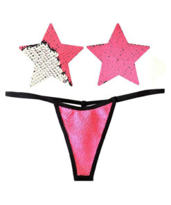 Neva Nude Pasty G-String Set Blacklight