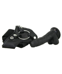 Ouch! Realistic - 7 Inch - Strap-on - Black