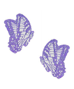 Neva Nude Pasty Butterfly Glitter Lavendar