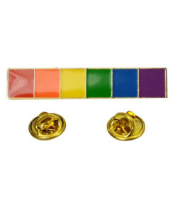 Gaysentials Lapel Pin - Rainbow Bar