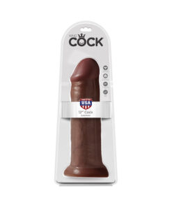 King Cock 12in Cock Brown