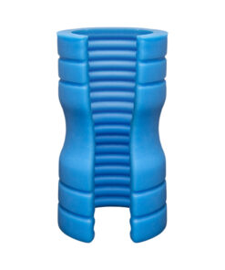 Optimale Truskyn Silicone Stroker Ribbed Blue