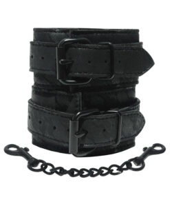 Midnight Lace Cuffs Black