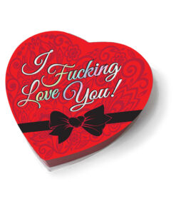 I Fucking Love You Chocolate Heart Box