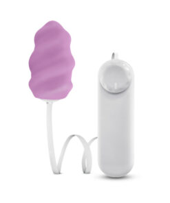Luxe Swirl Bullet Vibrator With Sleeve Purple