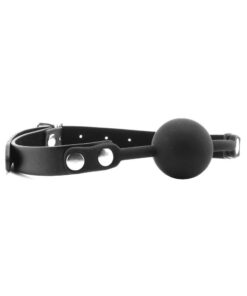 Ouch Silicone Ball Gag Black O/S