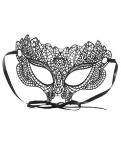 Princess Black Lace Mask Black