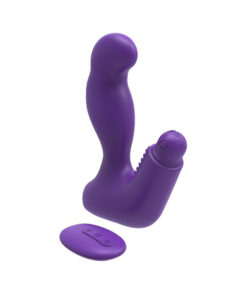 Nexus Max 20 Unisex Massager Remote Control With Removable Bullet Waterproof Purple
