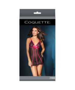 Chemise Black/fuchsia Os