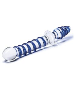 Mr. Swirly Double Ended Glas Dildo And Butt Plug