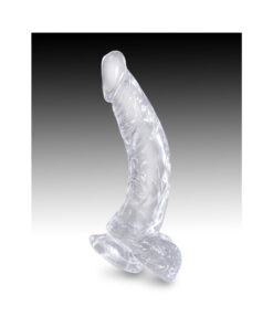 King Cock Clear 7.5in Cock with Balls