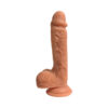 Easy Riders 8in Dual Density Silicone Dong With Balls