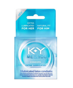 K-y Extra Lubricated Condom 3ct