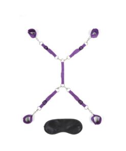 Lux Fetish 7pc Bed Spreader Purple