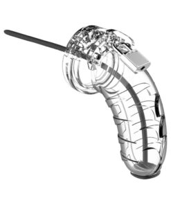 Cage With Silicone Urethal Sounding 16 - Transparent