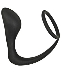 Commander Prostate Pleaser Cockring Black