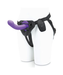 Pegasus 6" Wireless Remote Control Curved Realistic Peg With Harness Purple