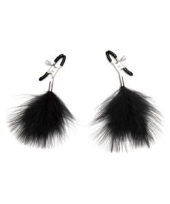 Lux Fetish Feather Nipple Clips