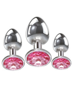 A&e Pink Gem Anal Plug Set
