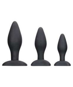 Ouch Apex Butt Plug Set Black