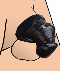 Detained Black Restrictive Chastity Cage